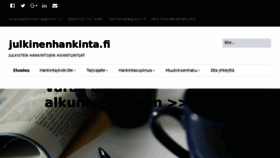 What Julkinenhankinta.fi website looked like in 2017 (6 years ago)