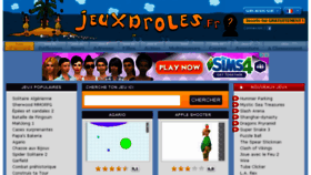 What Jeuxdroles.fr website looked like in 2017 (6 years ago)