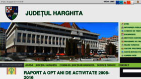 What Judetulharghita.ro website looked like in 2017 (6 years ago)