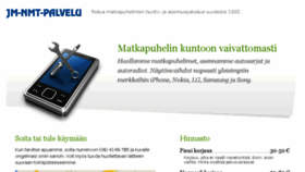 What Jmnmt.fi website looked like in 2017 (6 years ago)
