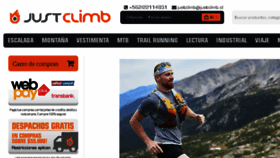 What Justclimb.cl website looked like in 2017 (6 years ago)