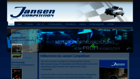What Jansen-competition.com website looked like in 2017 (6 years ago)