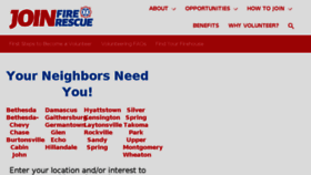 What Joinfirerescue.com website looked like in 2017 (6 years ago)