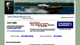 What Johngriffinrealestate.com website looked like in 2017 (6 years ago)