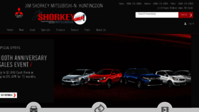 What Jimshorkeymitsubishi.com website looked like in 2017 (6 years ago)