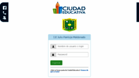 What Juliopantojamaldonado.ciudadeducativa.com website looked like in 2017 (6 years ago)