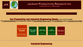 What Jacksonproductivity.com website looked like in 2017 (6 years ago)