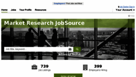 What Jobs.greenbook.org website looked like in 2017 (6 years ago)