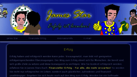 What James-star.com website looked like in 2017 (6 years ago)
