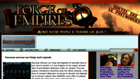 What Jeux-mmorpg.fr website looked like in 2017 (6 years ago)