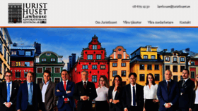 What Juristhuset.se website looked like in 2017 (6 years ago)