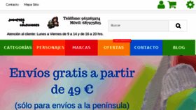 What Juguetesycolecciones.es website looked like in 2017 (6 years ago)