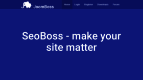 What Joomboss.com website looked like in 2017 (6 years ago)