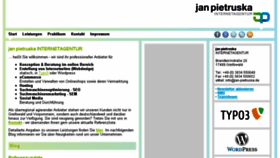 What Jan-pietruska.de website looked like in 2017 (6 years ago)