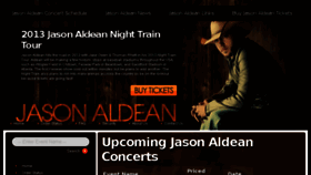 What Jason-aldean-concerts.com website looked like in 2017 (6 years ago)