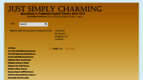What Justsimplycharming.com website looked like in 2017 (6 years ago)