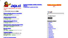 What Jaja.cl website looked like in 2017 (6 years ago)