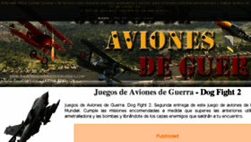 What Juegosdeavionesdeguerra.com website looked like in 2017 (6 years ago)