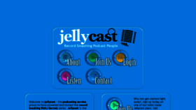 What Jellycast.com website looked like in 2017 (6 years ago)