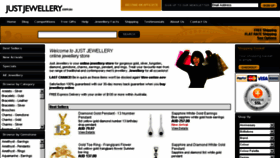 What Justjewellery.com.au website looked like in 2017 (6 years ago)