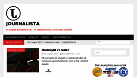 What Journalista.dk website looked like in 2017 (6 years ago)