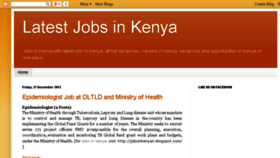 What Jobsinkenyan.blogspot.com website looked like in 2017 (6 years ago)