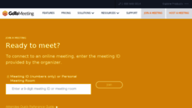 What Joingotomeeting.com website looked like in 2017 (6 years ago)