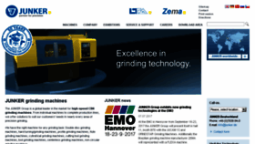 What Junker-group.com website looked like in 2017 (8 years ago)