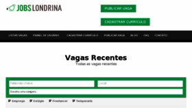 What Jobslondrina.com website looked like in 2017 (6 years ago)