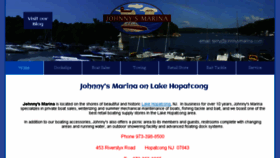 What Johnnysmarina.com website looked like in 2017 (6 years ago)