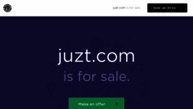 What Juzt.com website looked like in 2017 (6 years ago)