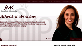 What Jmkadwokat.pl website looked like in 2017 (6 years ago)
