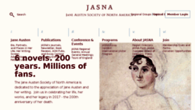 What Jasna.org website looked like in 2017 (6 years ago)