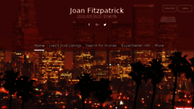 What Joanfitzpatrick.com website looked like in 2017 (6 years ago)