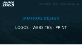 What Jamfrog.co.uk website looked like in 2017 (6 years ago)