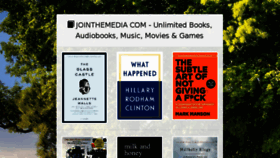 What Jointhemedia.com website looked like in 2017 (6 years ago)