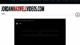 What Jordanmaxwellvideos.com website looked like in 2017 (6 years ago)