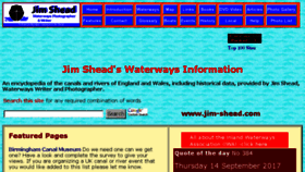 What Jim-shead.com website looked like in 2017 (6 years ago)