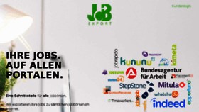 What Jobexport.de website looked like in 2017 (6 years ago)
