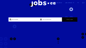 What Jobs.ca website looked like in 2017 (6 years ago)