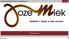 What Jozemiek.nl website looked like in 2017 (6 years ago)