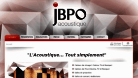 What Jbpo-acoustique.fr website looked like in 2017 (6 years ago)