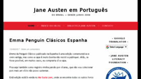 What Janeausten.com.br website looked like in 2017 (6 years ago)