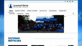 What Juventudidente.org website looked like in 2017 (6 years ago)