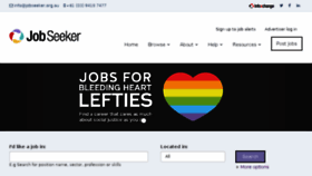 What Jobseeker.org.au website looked like in 2017 (6 years ago)