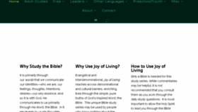 What Joyofliving.org website looked like in 2017 (6 years ago)