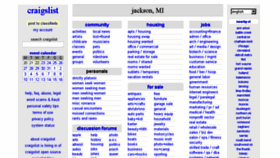 What Jxn.craigslist.org website looked like in 2017 (6 years ago)