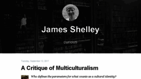 What Jamesshelley.net website looked like in 2017 (6 years ago)