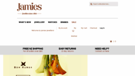 What Jamies.co.nz website looked like in 2017 (6 years ago)
