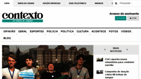 What Jornalcontexto.com.br website looked like in 2017 (6 years ago)